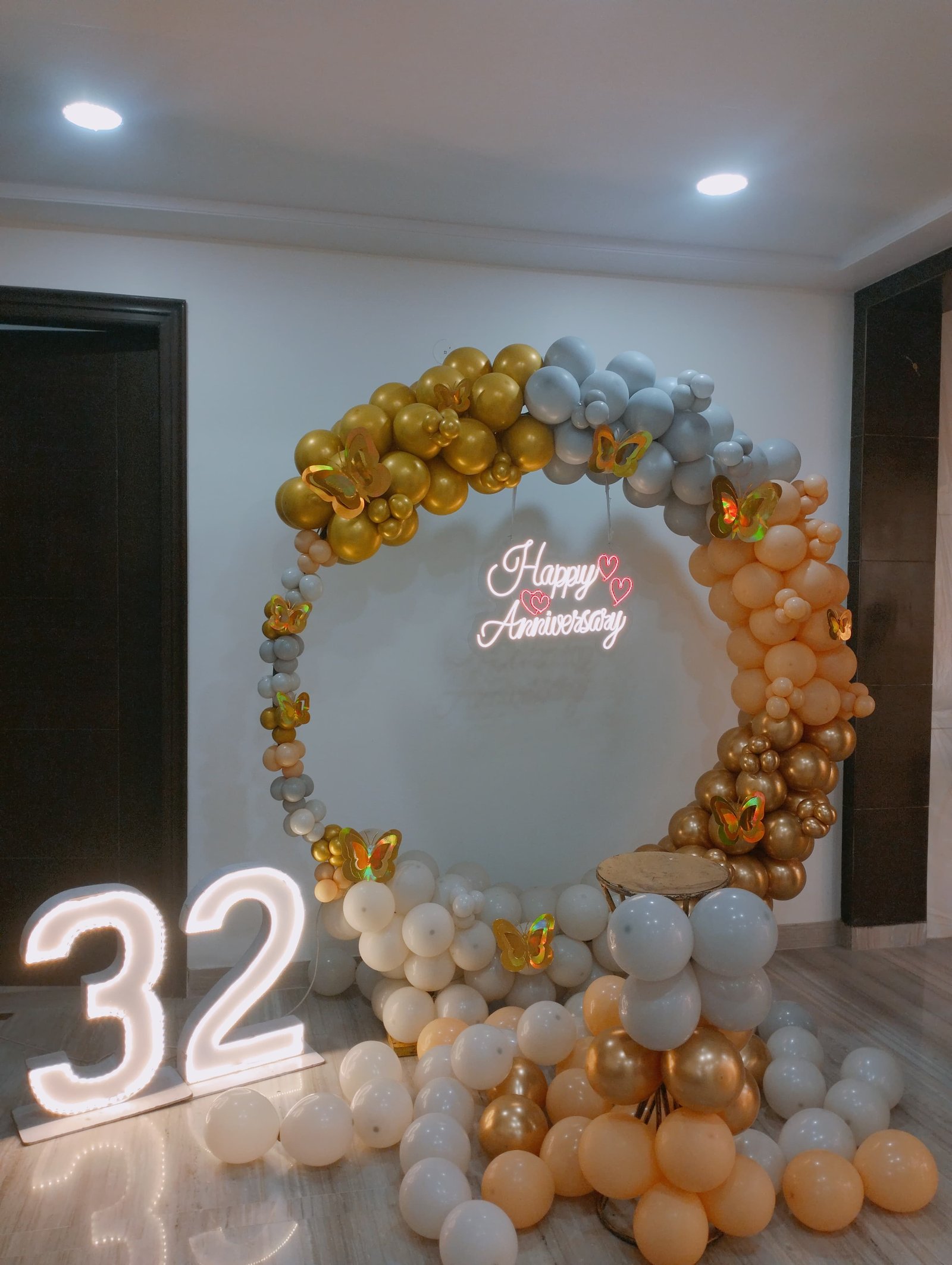 Birthday Balloon Ring Decoration